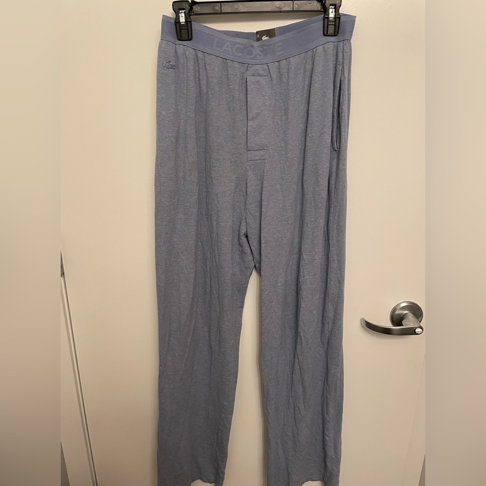 Lacoste mens loungewear pants.